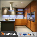 melamine kitchen cabinet set with kitchen island design and reasonable price